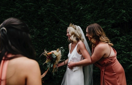 amber and sam's urban  wedding inspiration photo 1