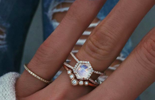 alternative engagement rings inspiration photo 12