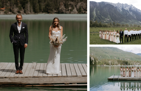 a chic summer canadian mountain wedding for jordan and reggie inspiration photo 6