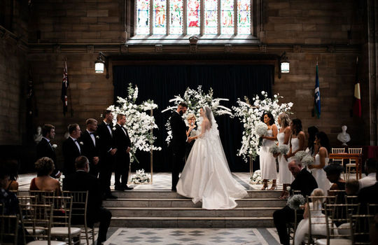 inside perrie & marks' chic sydney wedding inspiration photo 4