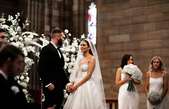 inside perrie & marks' chic sydney wedding inspiration photo 3