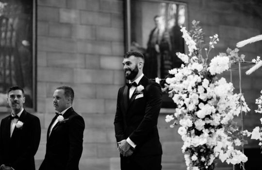 inside perrie & marks' chic sydney wedding inspiration photo 2