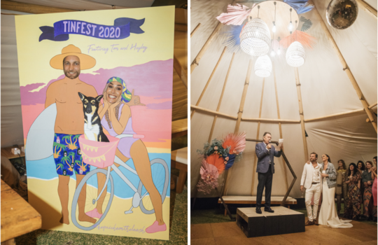 nothing rained on hayley & tom's parade inspiration photo 12