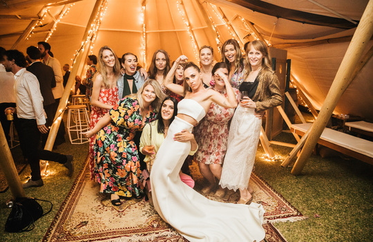 nothing rained on hayley & tom's parade inspiration photo 11