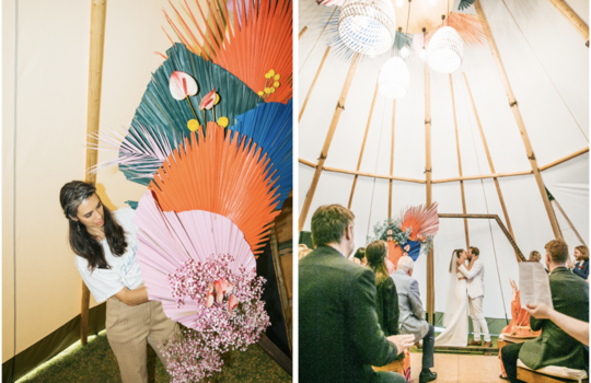 nothing rained on hayley & tom's parade inspiration photo 4