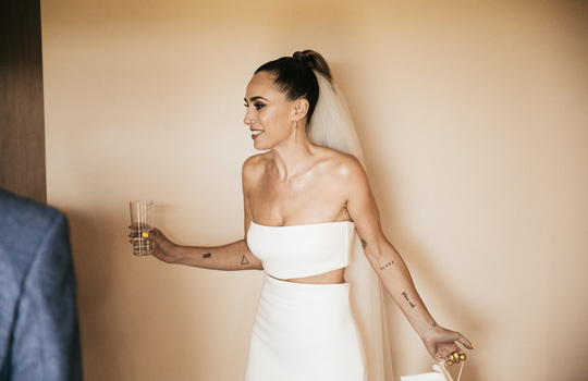 nothing rained on hayley & tom's parade inspiration photo 2