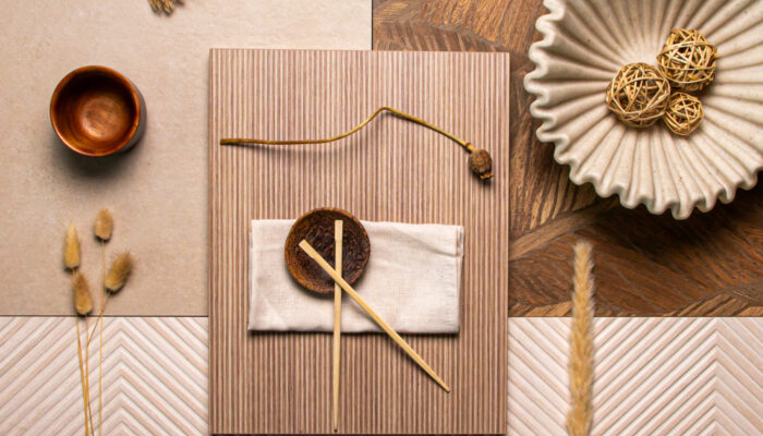 Image Japandi Moodboard Vierkant - TEBE Tegelgroothandel 