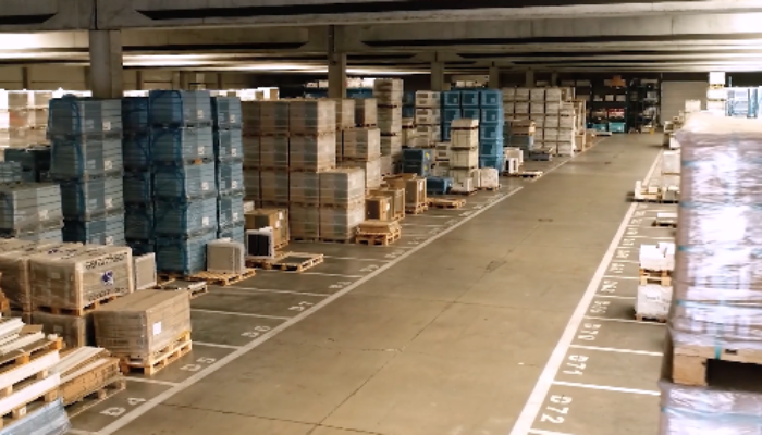 Image Vogelperspectief magazijn - TEBE Tegelgroothandel 