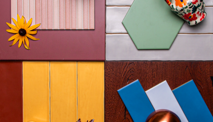 Image Vintage Moodboard Vierkant - TEBE Tegelgroothandel 
