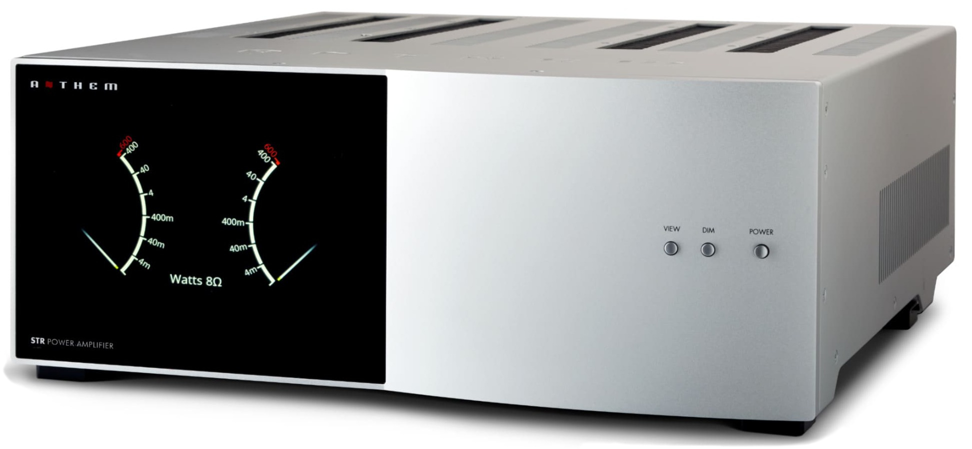 Anthem STR Amplifier referenčný stereo výkonový zosilňovač s výkonom 2 × 400 W do 8 ohmov