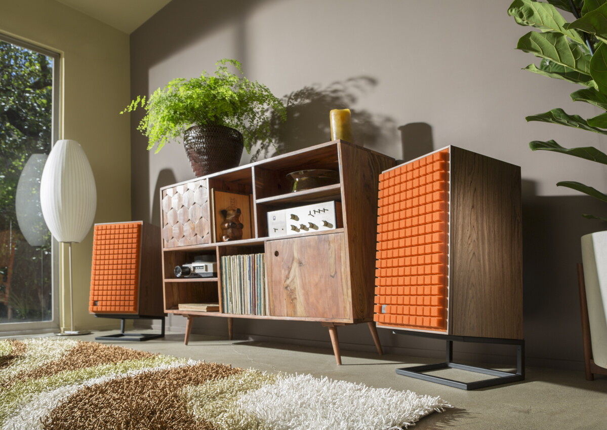 JBL L100 Classic MkII – lifestyle fotografie Hi-Fi sestavy