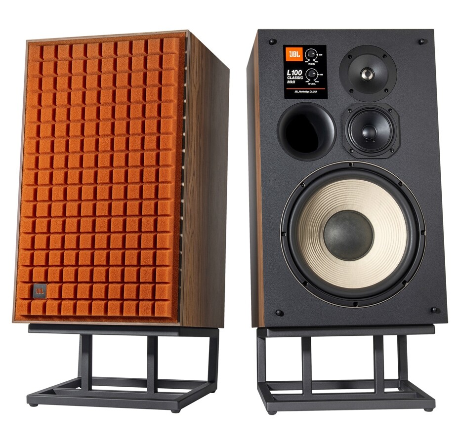 JBL L100 Classic MkII na doporučených nízkých stojanech