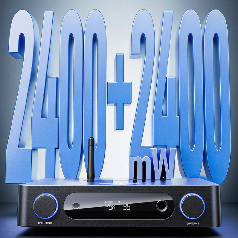 FiiO K13 výkon symetrického slúchadlového výstupu 2 krát 2400 mW pri 32 ohmoch
