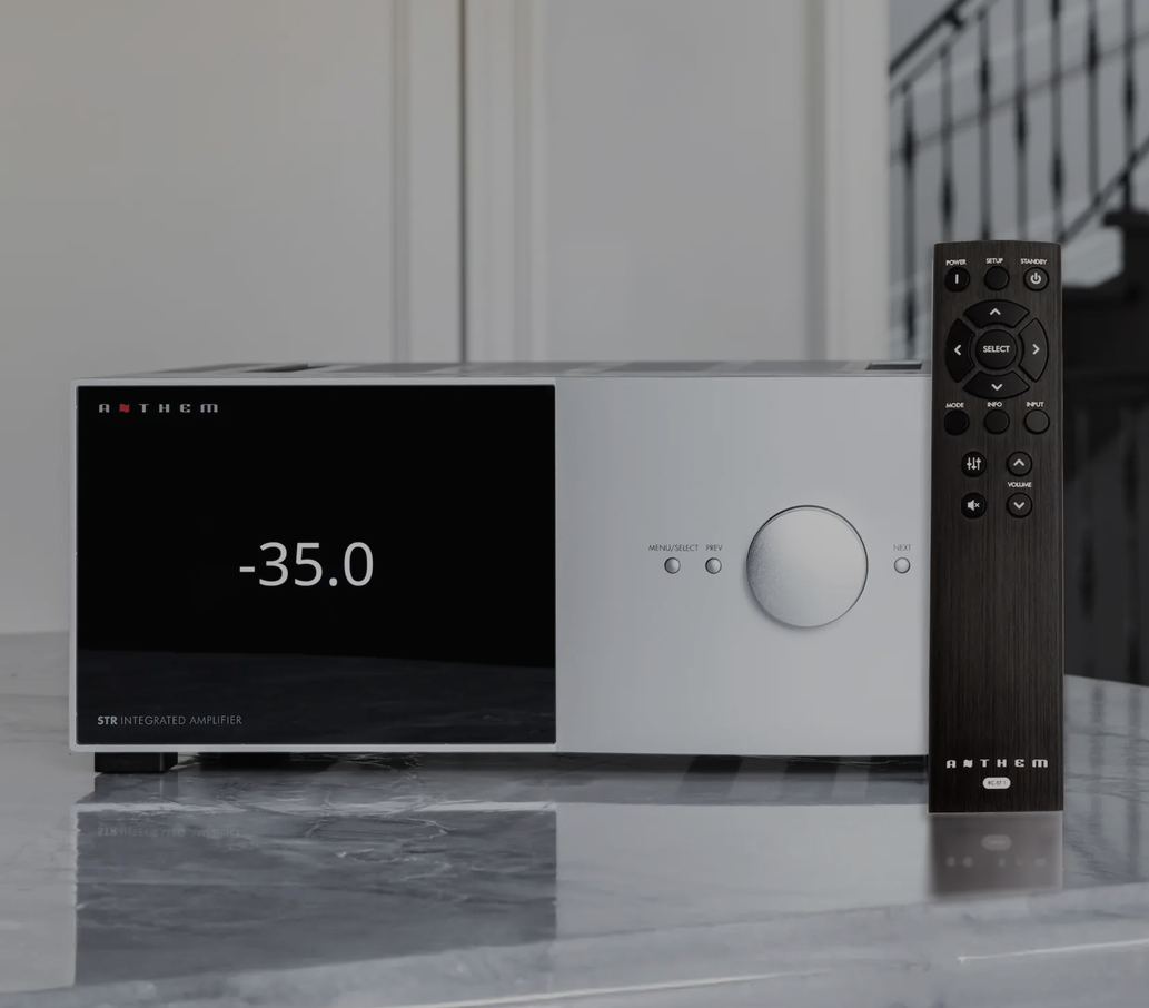Anthem STR Integrated Amplifier možnosti systémovej integrácie a ovládania cez Ethernet, RS-232 a IR