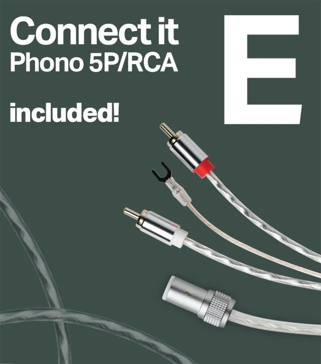 Dodávaný Pro-Ject Connect it Phono E 5P RCA kabel