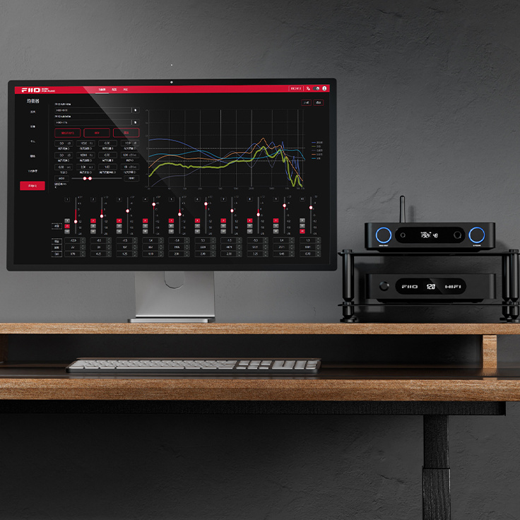 FiiO K13 nastavenie parametrického ekvalizéra PEQ a automatickej korekcie AUTO EQ