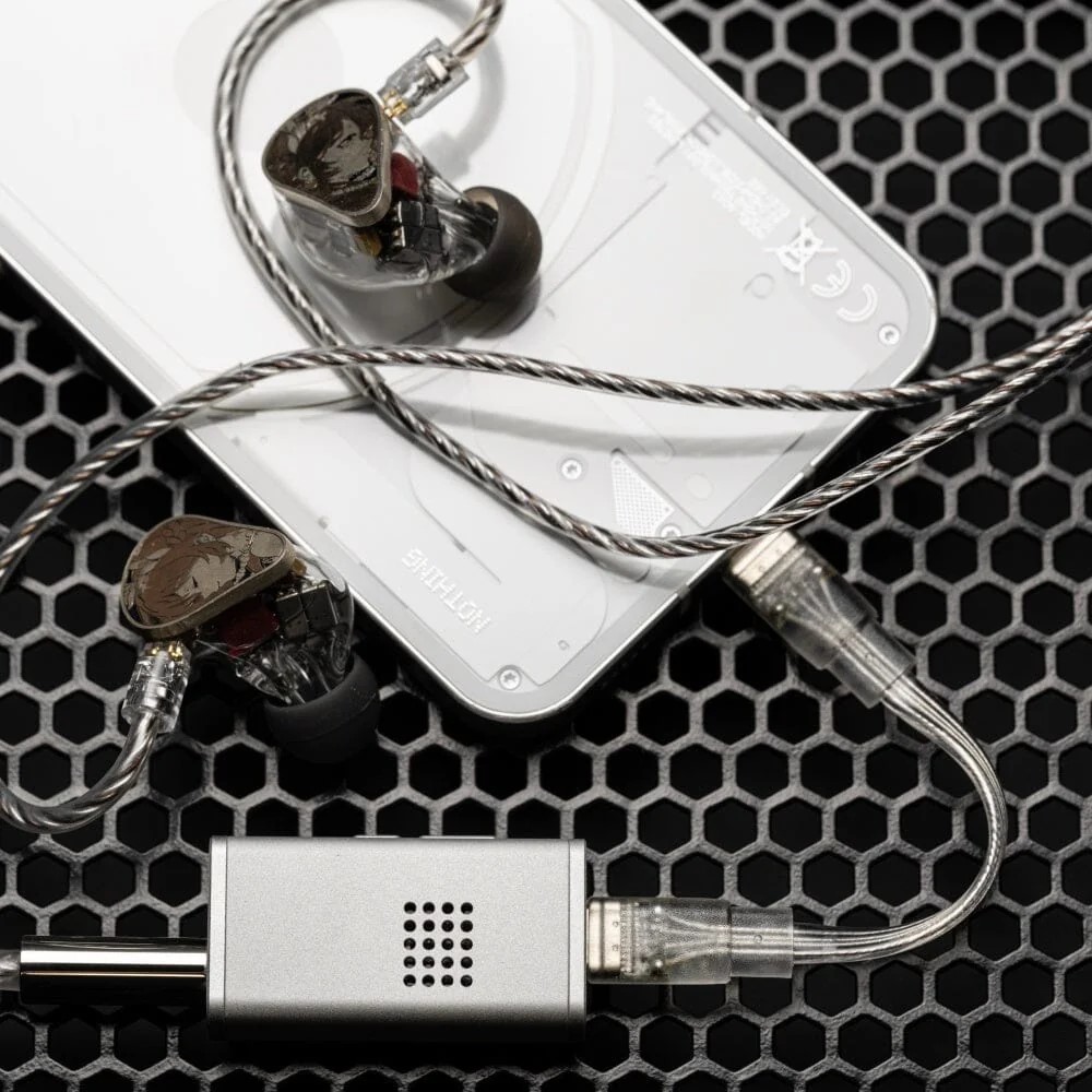 MOONDROP DAWN PRO 2 so smartfónom a in-ear slúchadlami