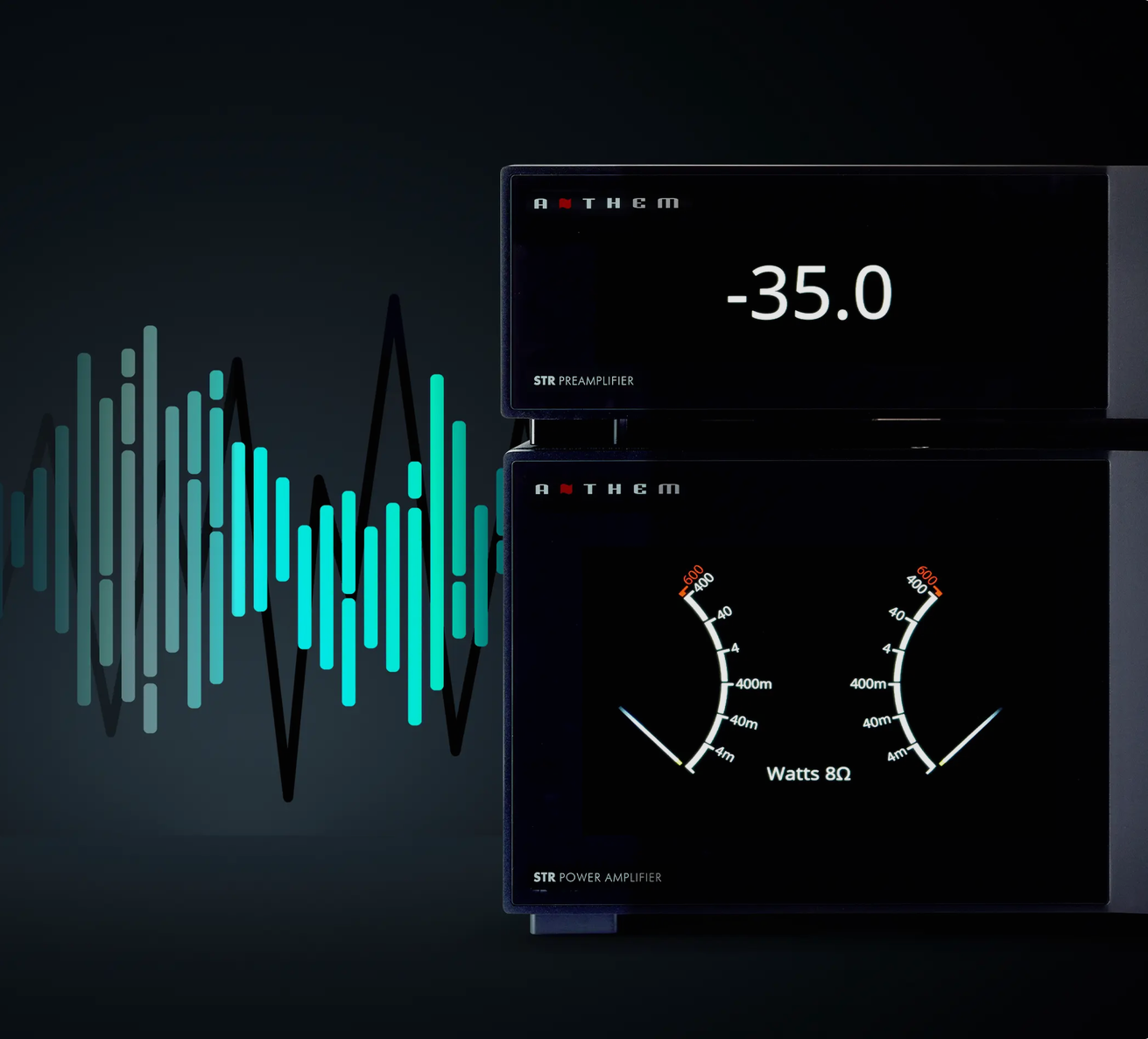 Anthem STR Preamplifier technológia vysokokvalitného D A prevodu a digitálneho spracovania signálu