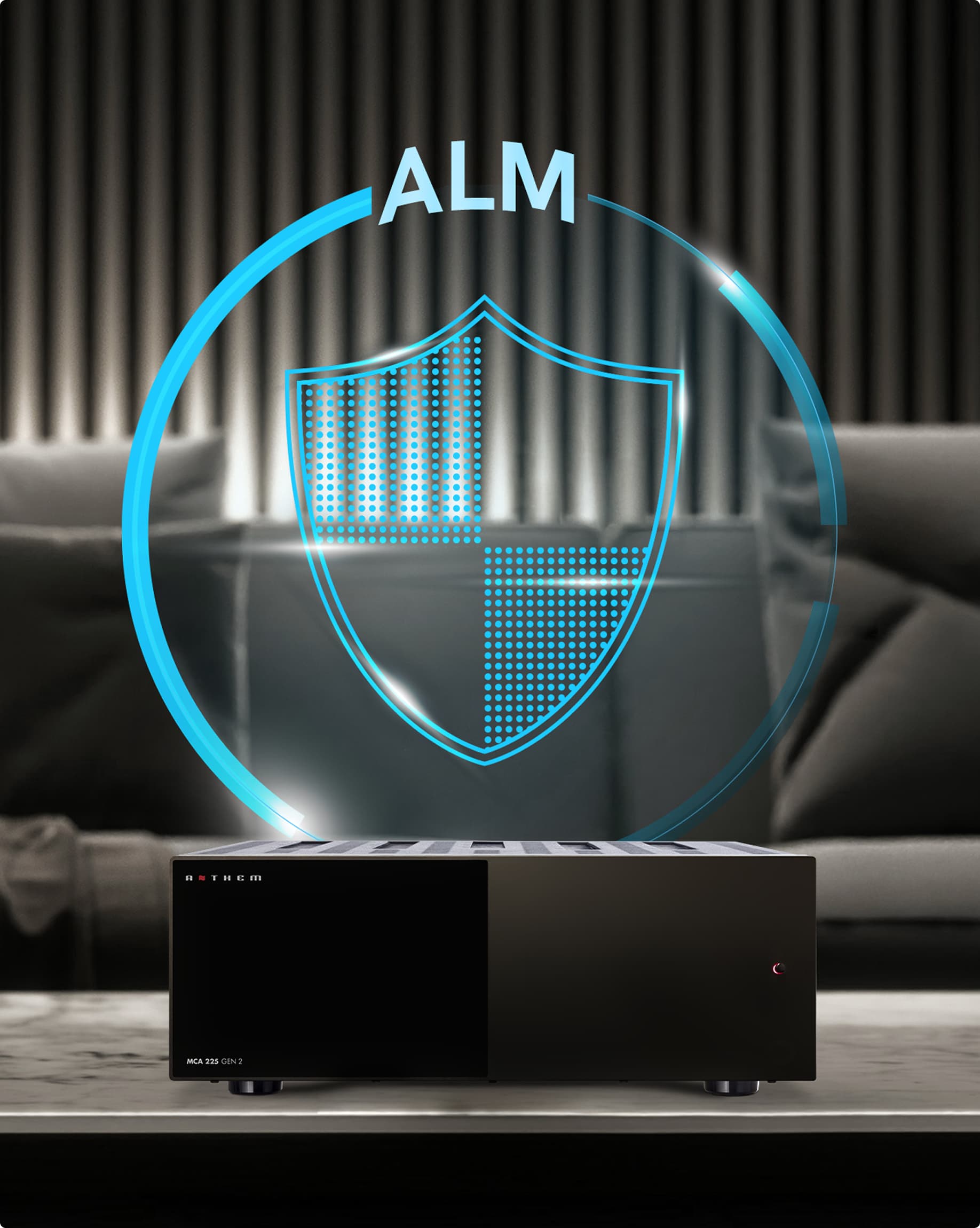 Anthem Advanced Load Monitoring ALM technológia ochrany výkonového zosilňovača a reproduktorov