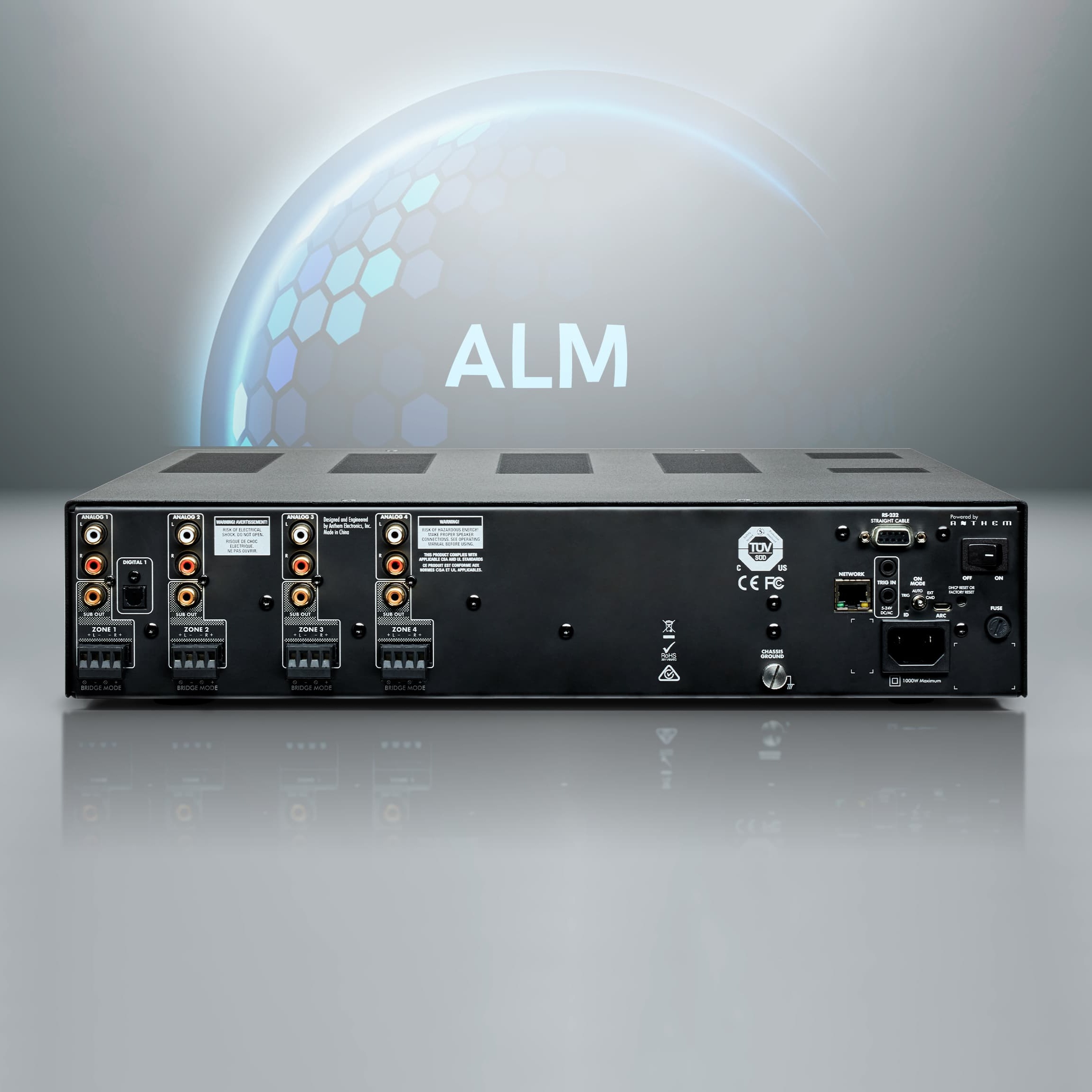 Technologie Advanced Load Monitoring ALM pro ochranu výkonových kanálů Anthem MDX
