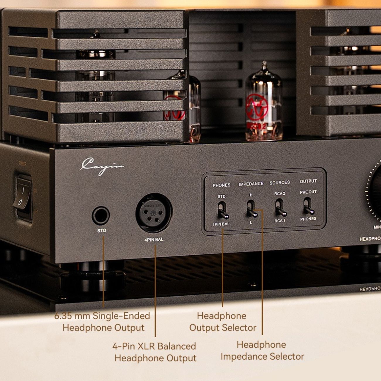 Přední panel Cayin HA-1A MK3