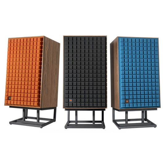 JBL L100 Classic MkII – tři barvy mřížky Quadrex