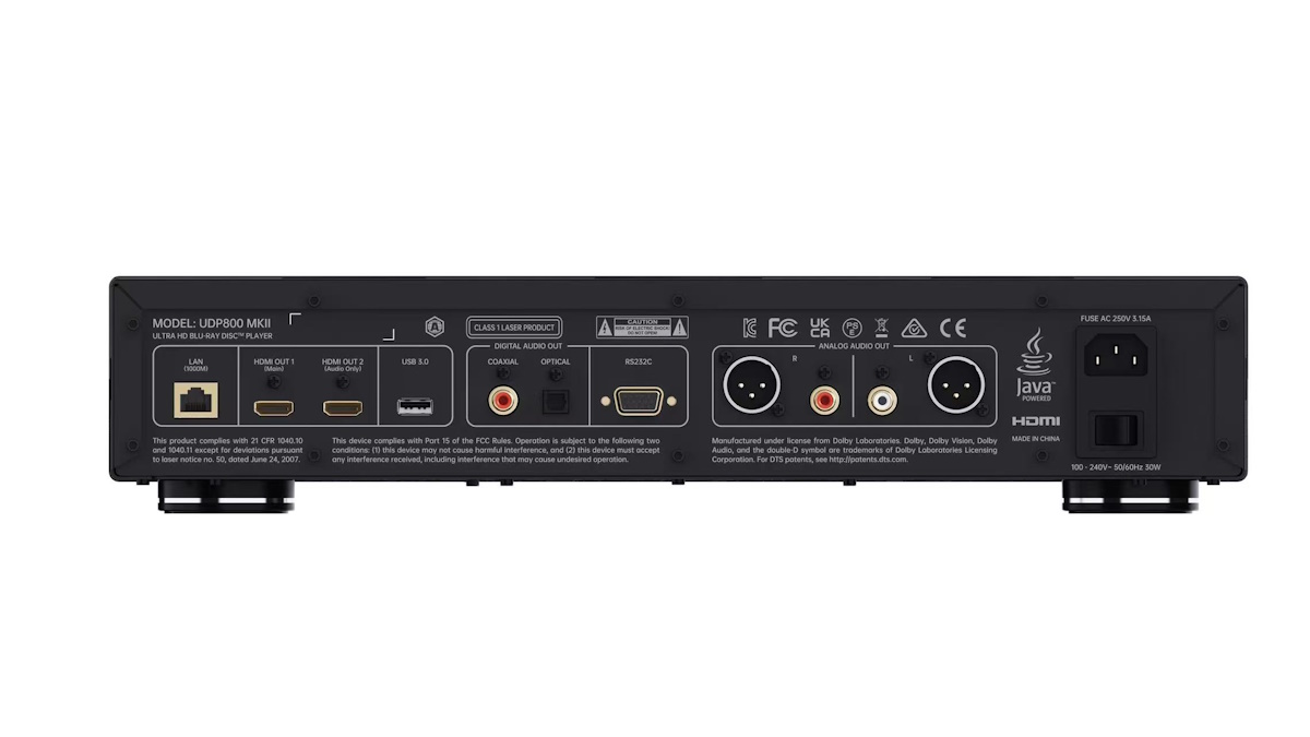 Zadní panel Magnetar UDP800 MKII