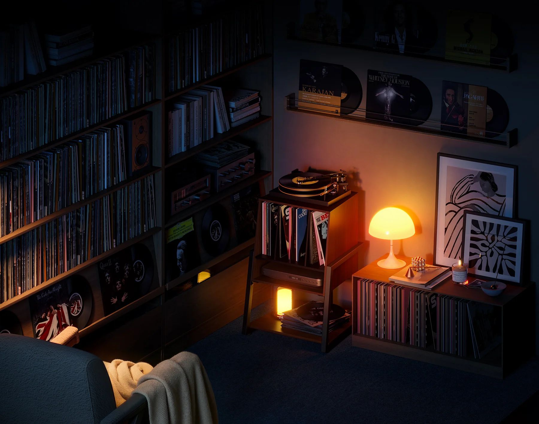 FITUEYES Eiffel RS05 – designový stojan na gramofon