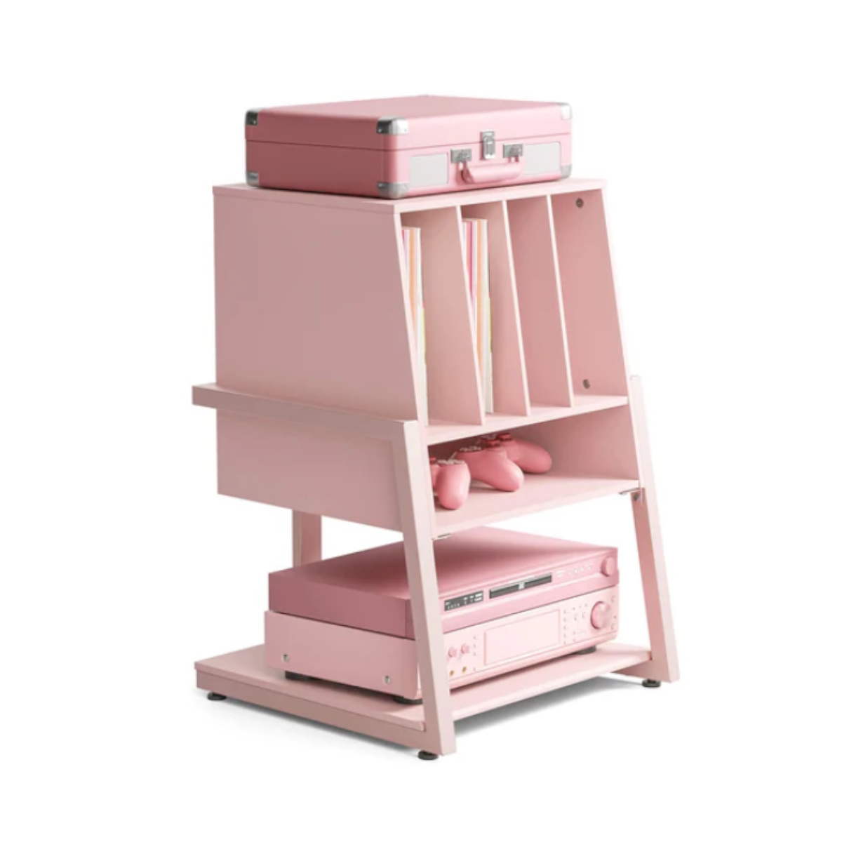 FITUEYES Eiffel RS05 Pink – růžový stojan na gramofon
