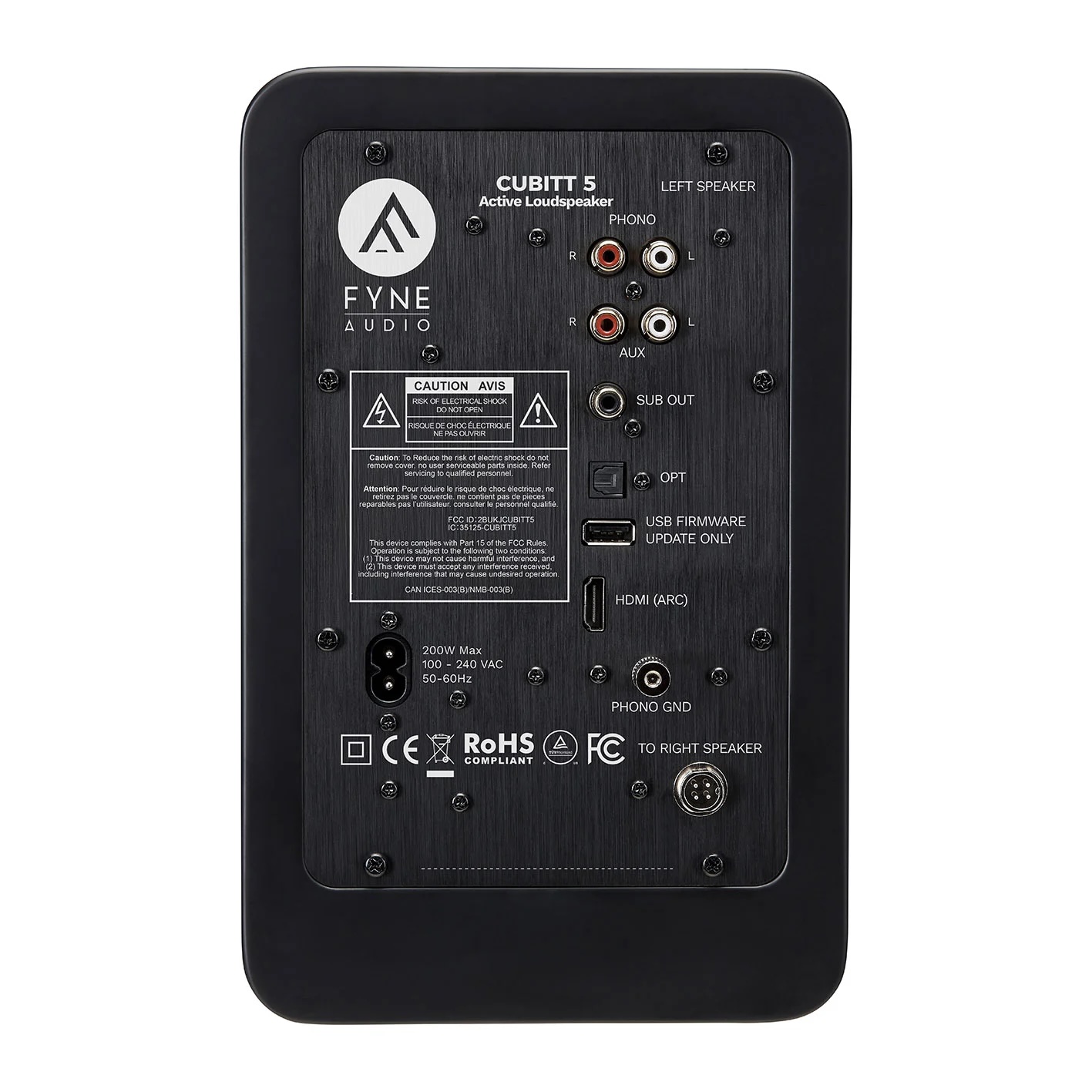 Fyne Audio Cubitt 5 zadní panel