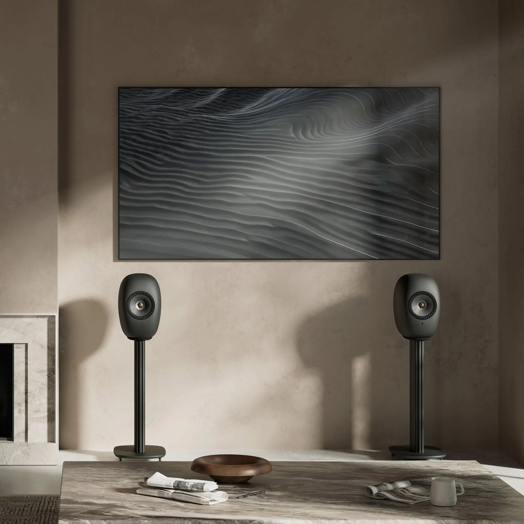 KEF LS LUXE detail Uni-Q meniča a konštrukcie