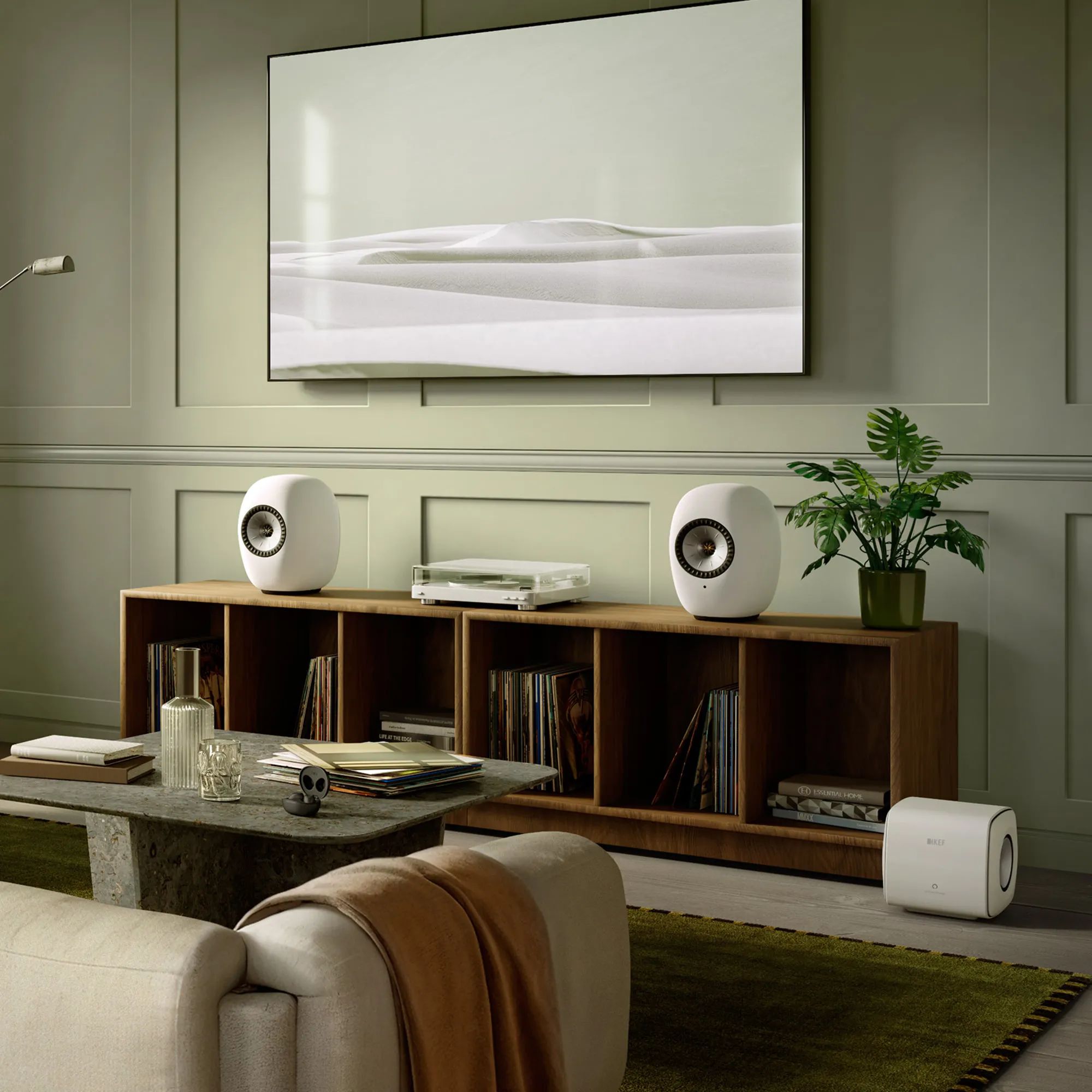 KEF LS LUXE pohľad z profilu