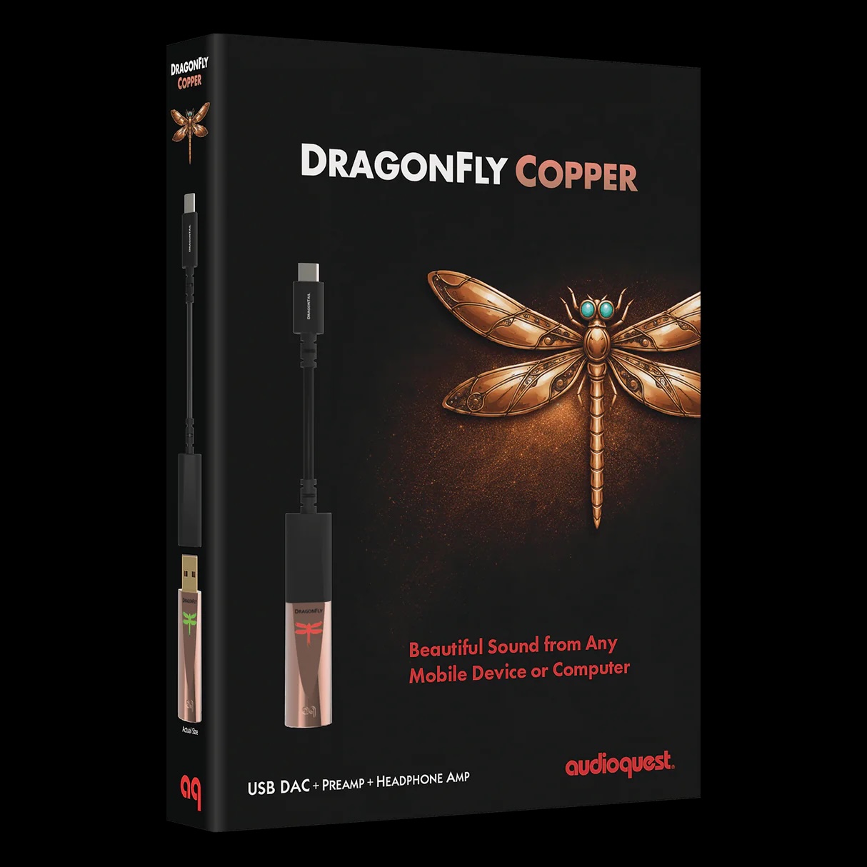 AudioQuest DragonFly Copper v balení