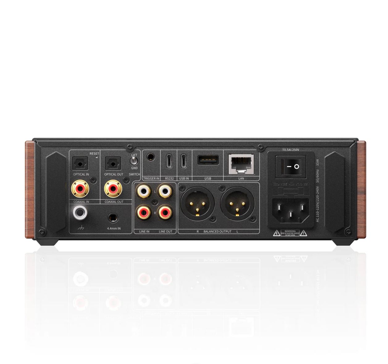 FiiO K17 R2R zadní panel