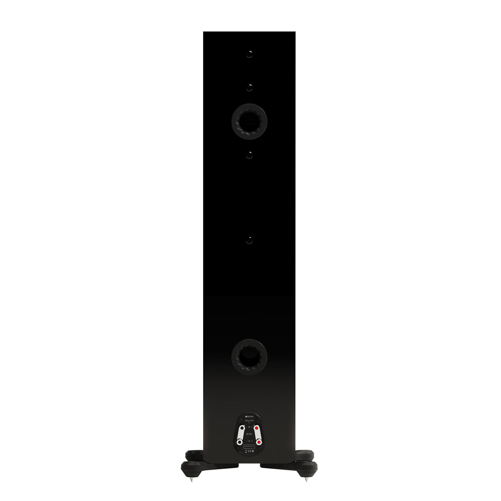 Zadní strana Monitor Audio Silver 500 8G se Silent Flow bassreflexovým portem