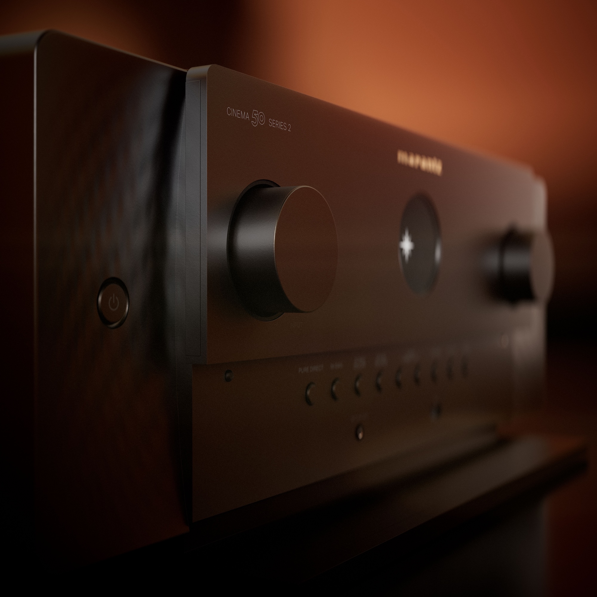 Marantz CINEMA 50 Series 2 detail předního panelu