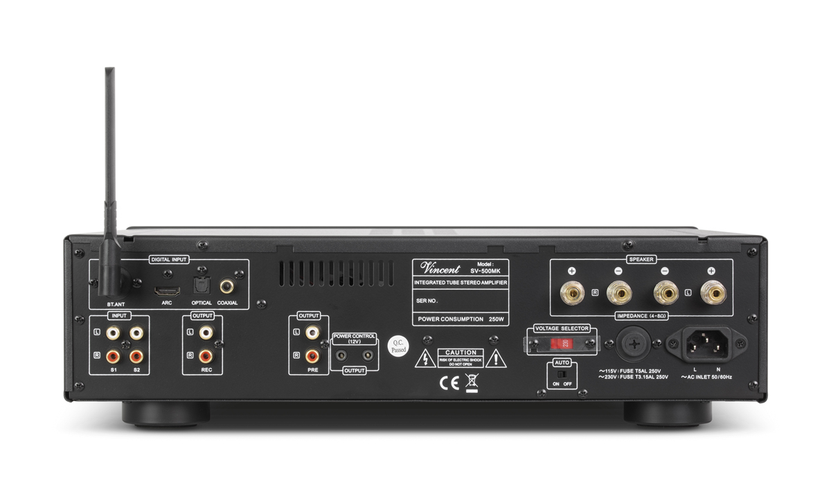 Zadní panel SV-500MK s HDMI ARC digitálními a analogovými vstupy