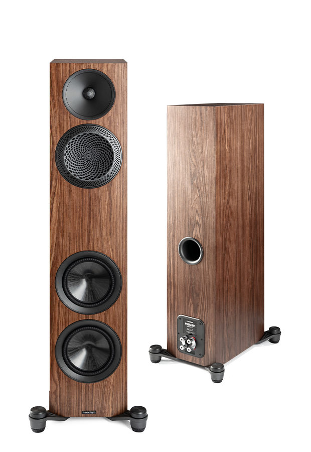 Paradigm Premier 720F v2 pohľad spredu a zozadu