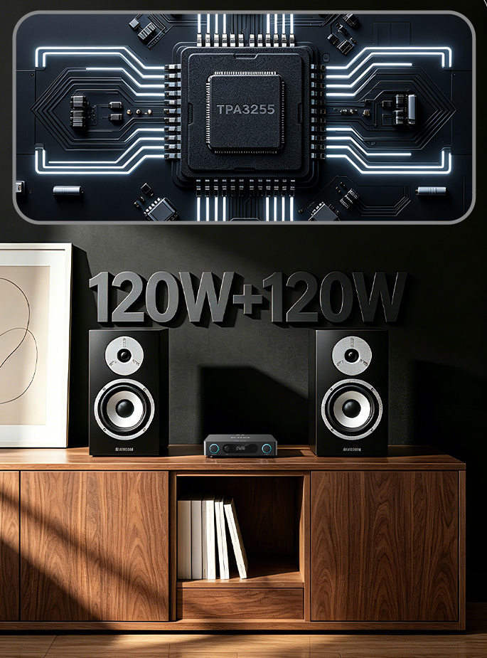 Výkon 2 x 120 W FiiO AIR AMP