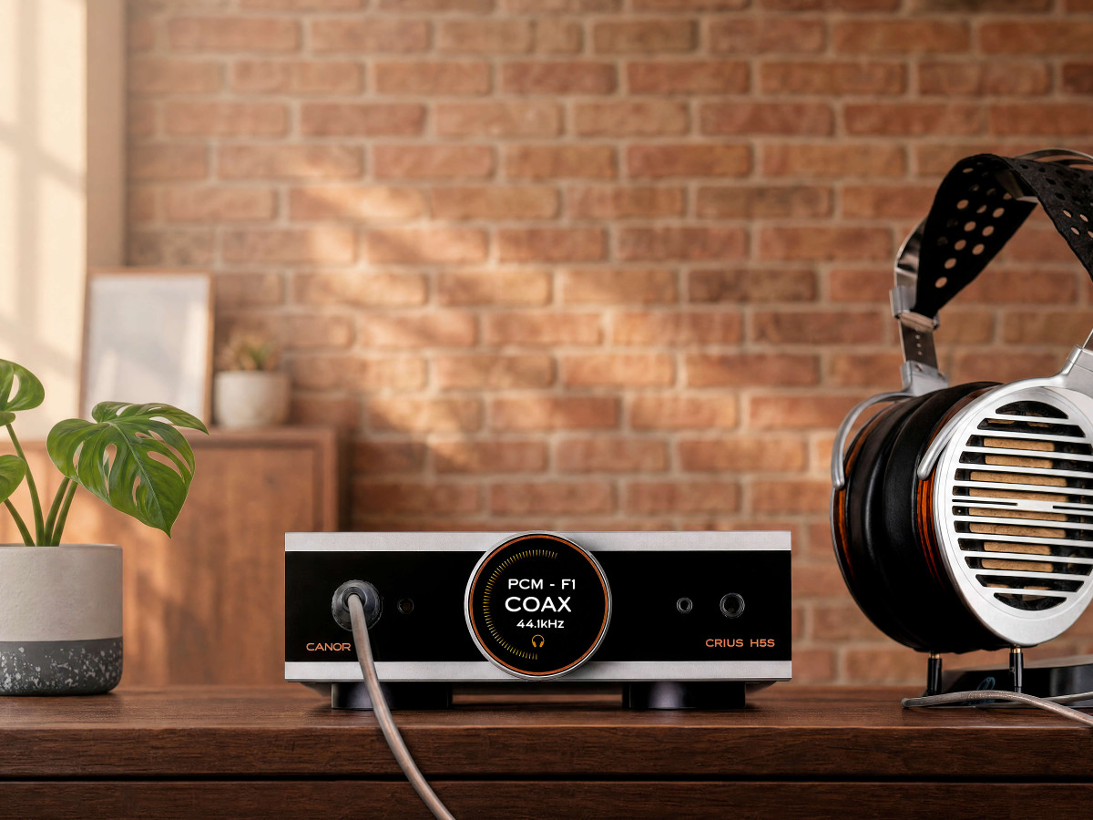 CANOR Crius H5S high-end slúchadlový zosilňovač