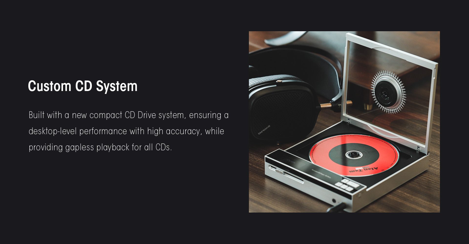 Špeciálny CD mechanizmus prehrávača Shanling EC Zero AKM
