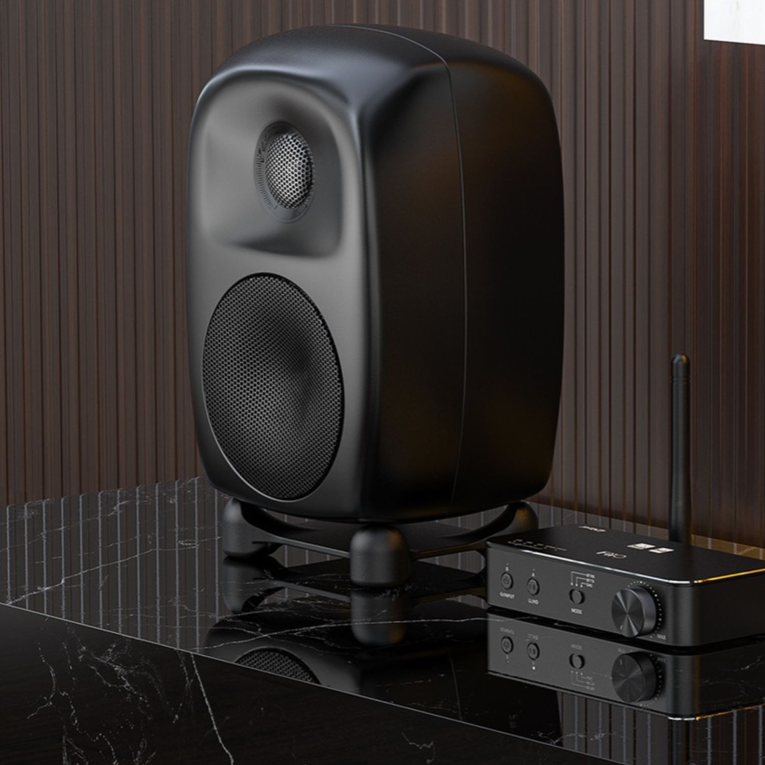 FiiO BTA30 Pro kompaktní stolní provedení a příslušenství