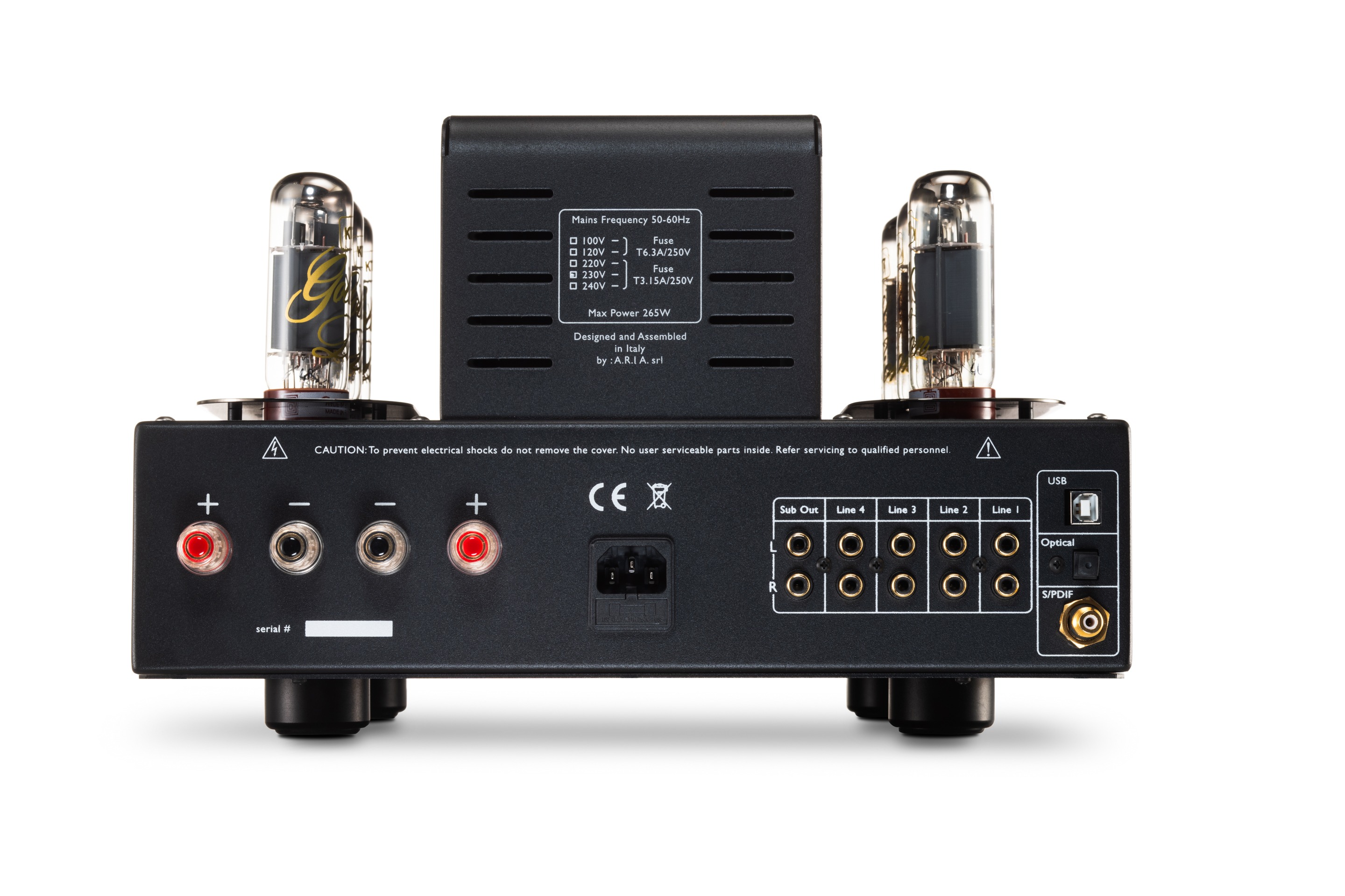 Zadní panel Unison Research S6 Black Edition