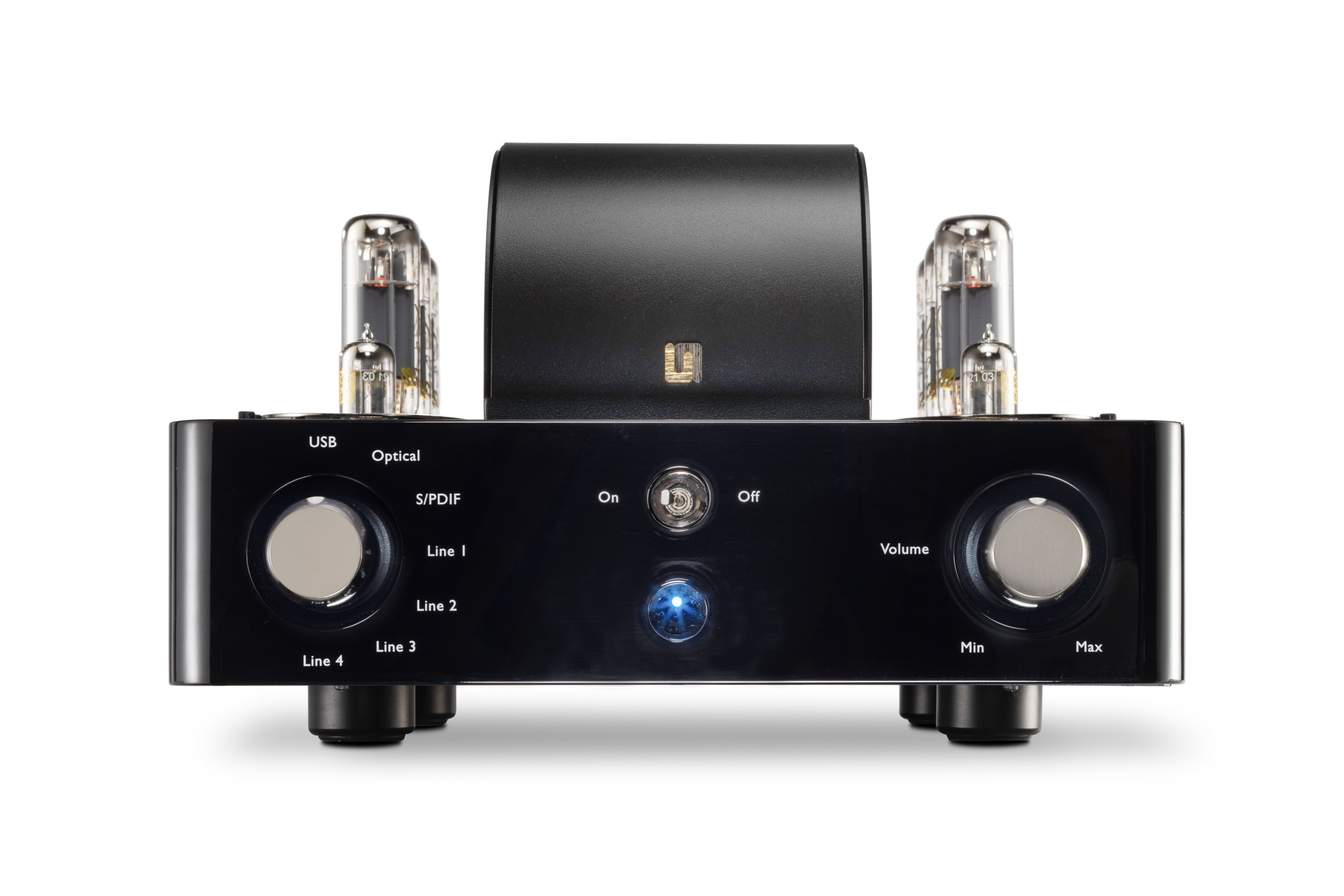 Unison Research S6 Black Edition pohled zepředu