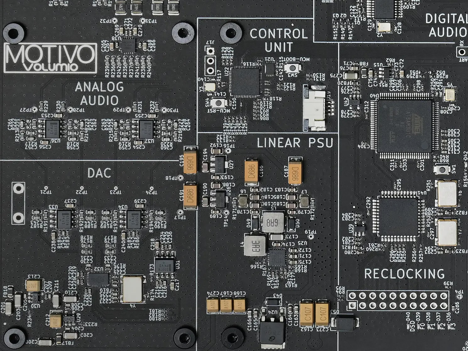 Detail Volumio Motivo a jeho slúchadlovej audio koncepcie