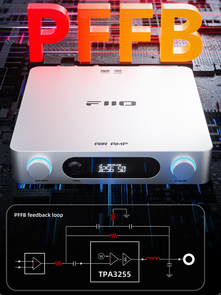 PFFB technológia FiiO AIR AMP
