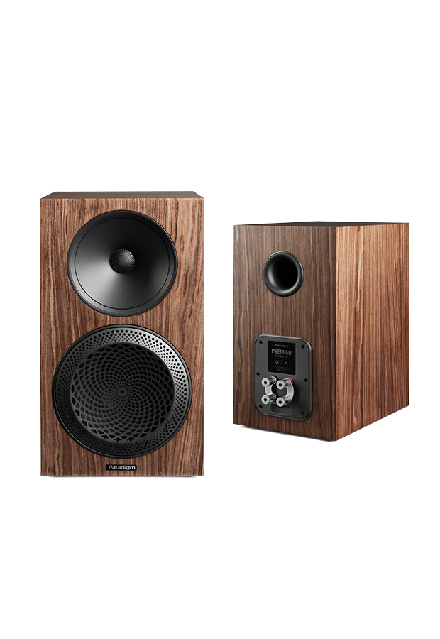 Paradigm Premier 220B v2 pohľad spredu a zozadu