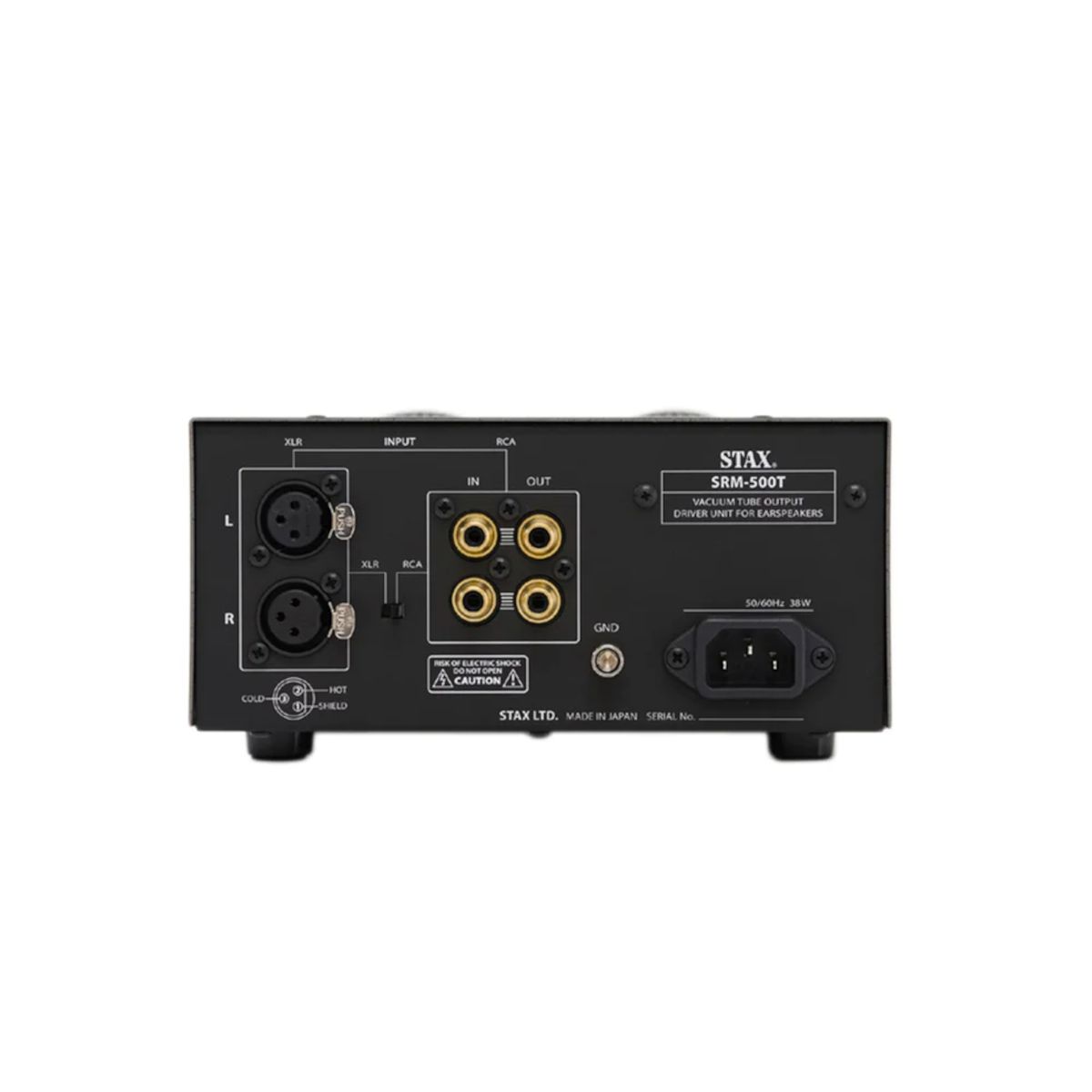 STAX SRM-500T zadný panel RCA XLR