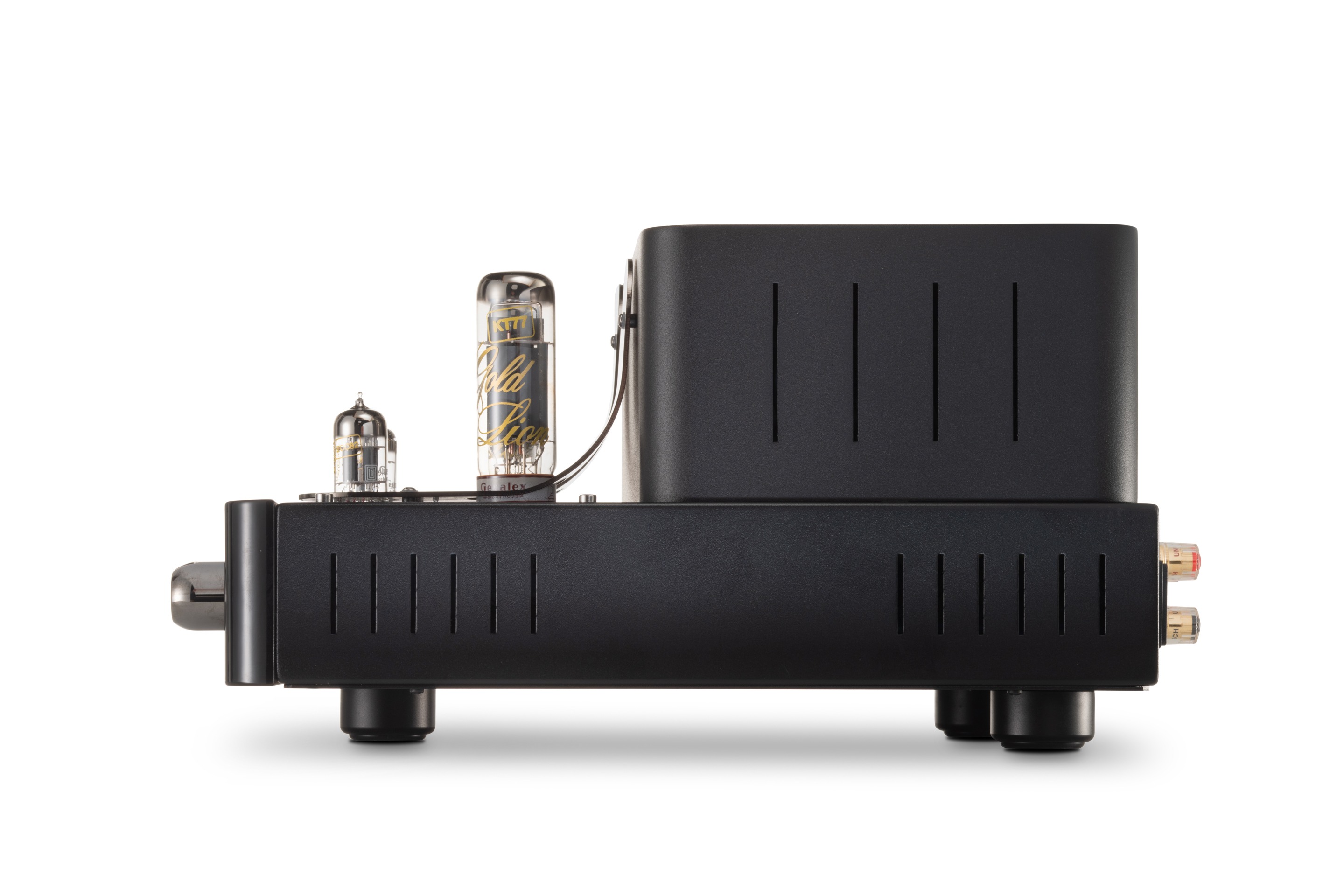 Unison Research Simply Italy Black Edition pohled z boku