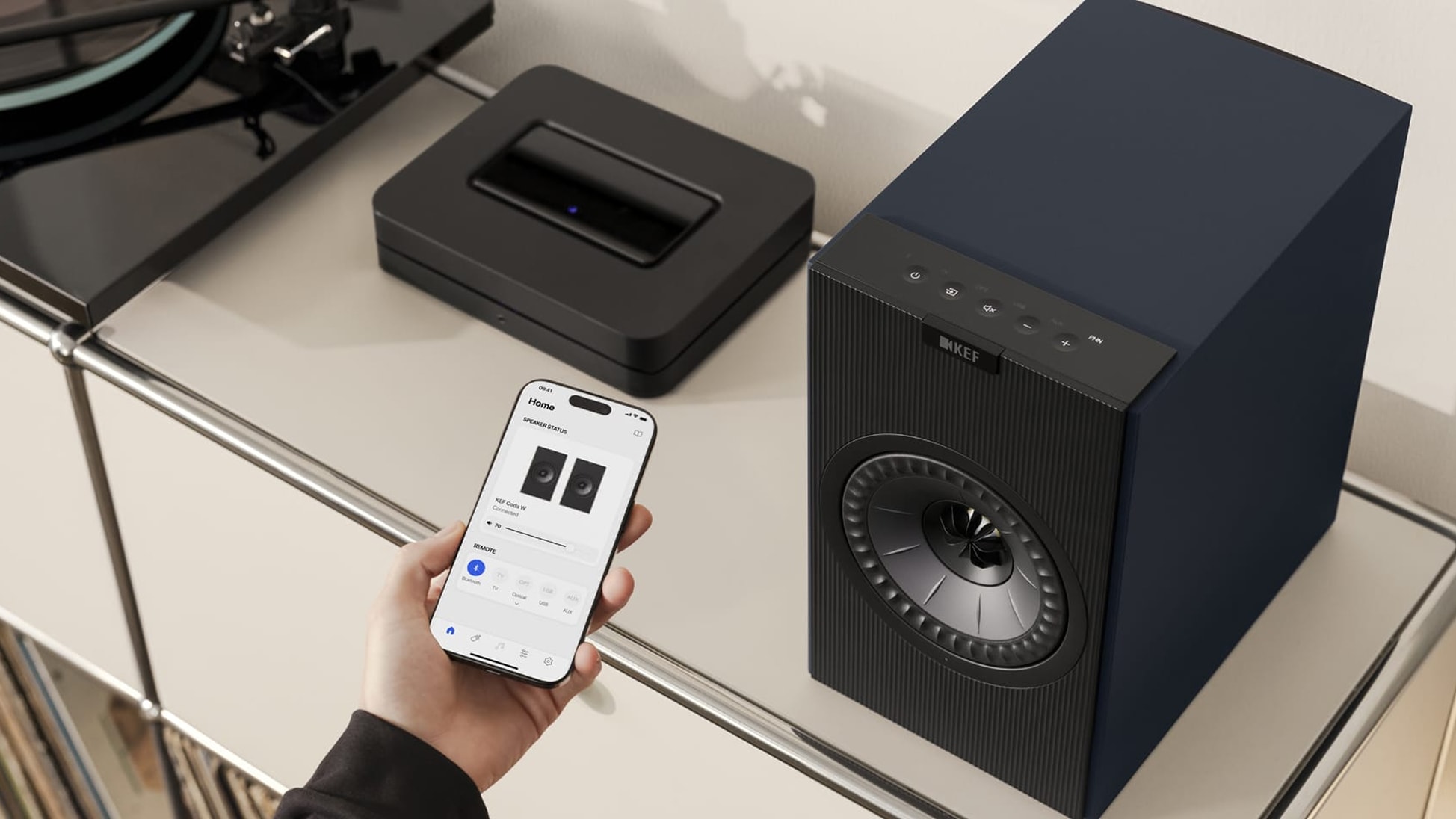 KEF Coda W detail provedení